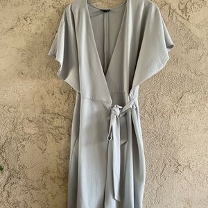 Topshop dress with front knot bow